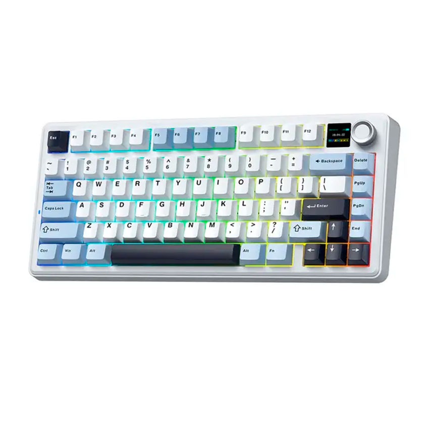 TECLADO AULA F75 MAX WIRELESS WHITE/BLUE/DARK (SW GREEN) - 2