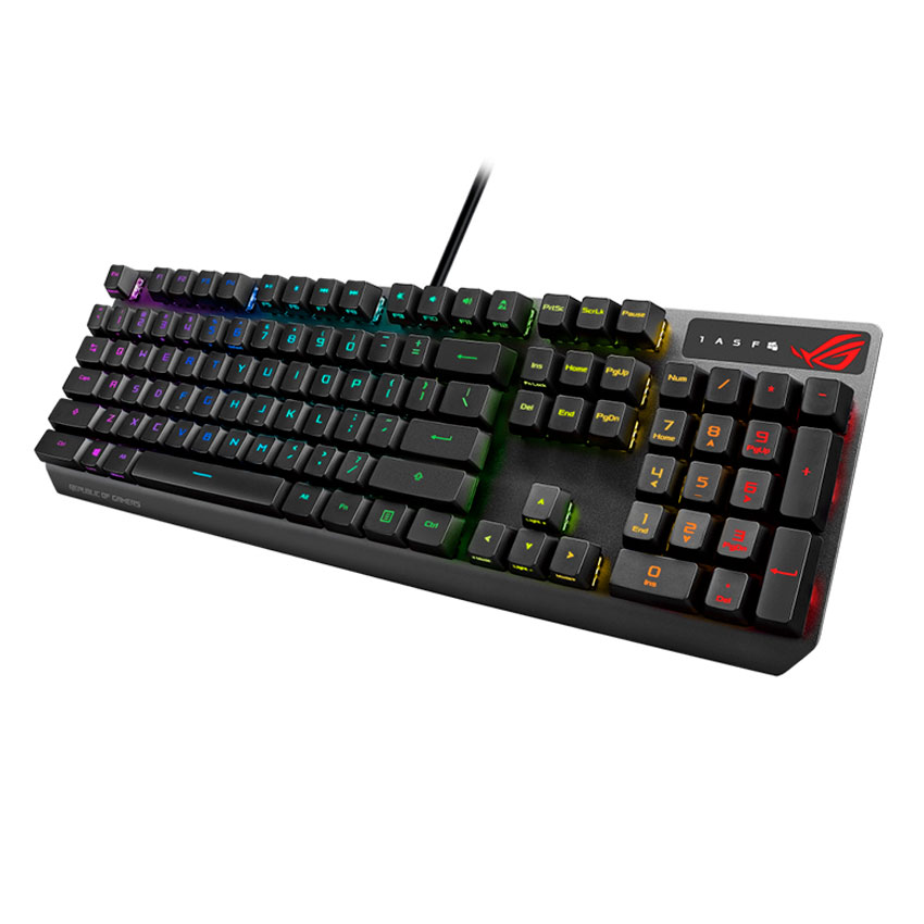 TECLADO ASUS XA05 ROG STRIX SCOPE RXRDES RGB - ROG RX RED OPTICAL MECHANICAL SW - 2