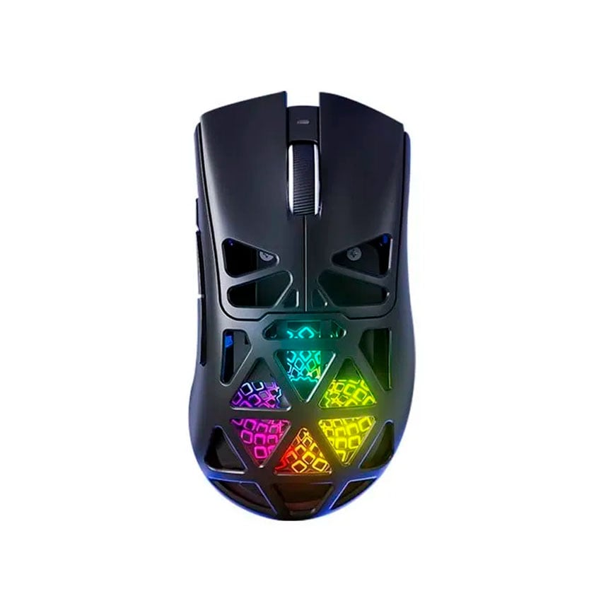 MOUSE AULA SC620 RGB INALÁMBRICO 12K DPI BLACK - 1