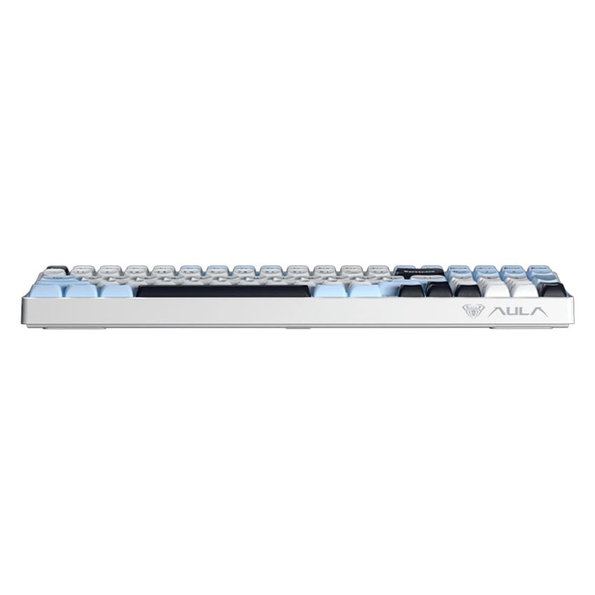 TECLADO AULA S100 PRO INALÁMBRICO INGLÉS LIGHT BLUE WHITE BLACK PURPLE - BROWN SWITCH - 4
