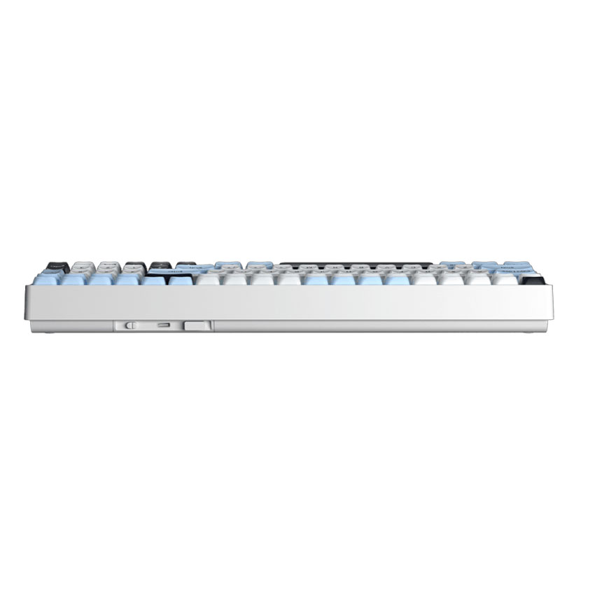 TECLADO AULA S100 PRO INALÁMBRICO INGLÉS LIGHT BLUE WHITE BLACK PURPLE - BROWN SWITCH - 5