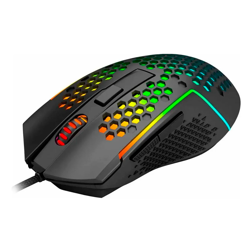 MOUSE REDRAGON M987-K REAPING RGB 12400 DPI CABLEADO NEGRO - 3