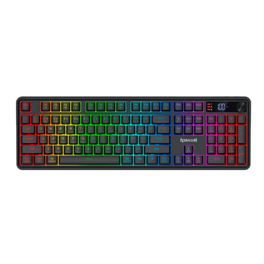 TECLADO REDRAGON VOLCANO K526 PRO INALÁMBRICO ESPAÑOL BLACK - 1