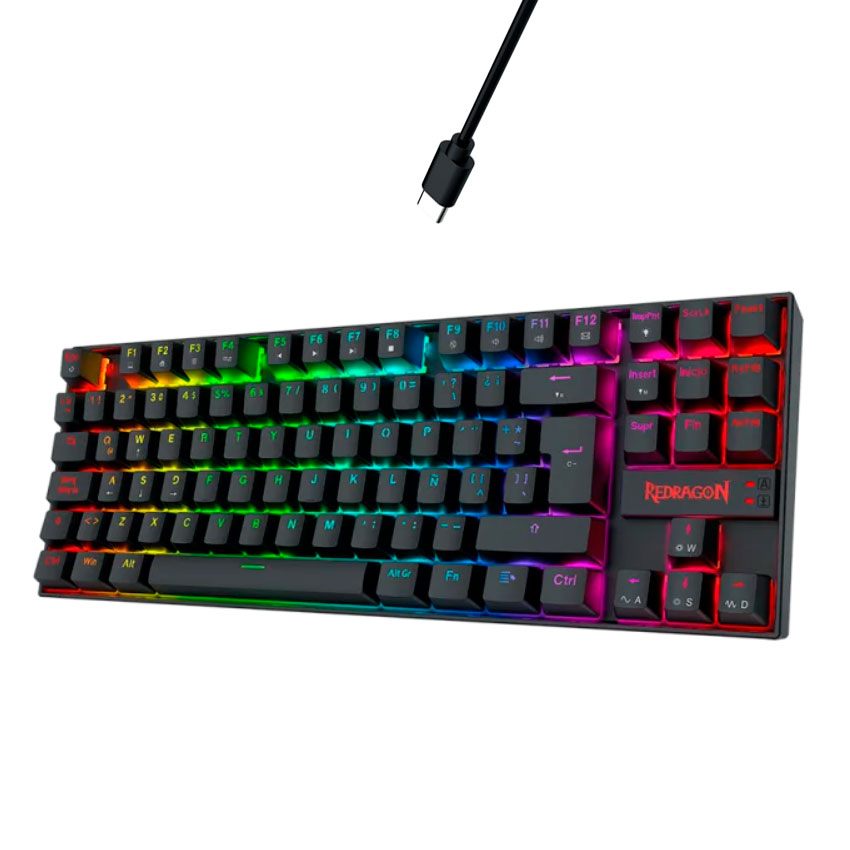 TECLADO REDRAGON KUMARA K552 HE CABLEADO ESPAÑOL NEGRO - MAGNETIC SWITCH - 2