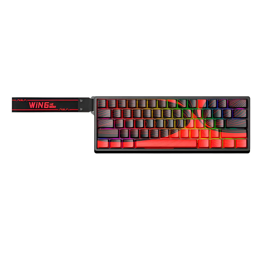 TECLADO AULA WIN60HE MAX CABLEADO BLACKRED - WING CHUN MAGNETIC SWITCH - 3