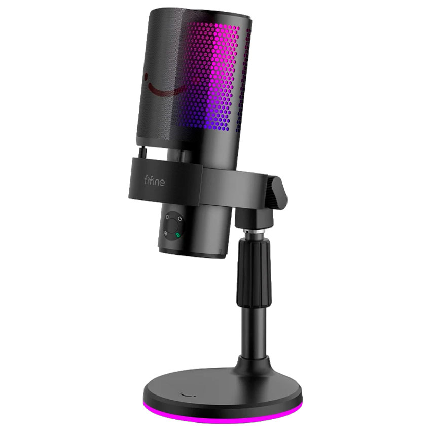 MICRÓFONO FIFINE A9S RGB CONDENSADOR BLACK - 2