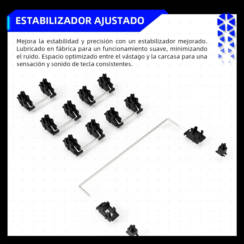 TECLADO MECANICO GAMER THUNDEROBOT K98 ROJO SWITCHES OUTEMU ROJOS - 2