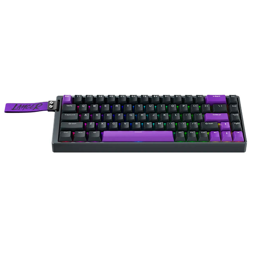 TECLADO MAGNÉTICO CABLEADO MACHENIKE LANCER68 SW KAILH GRISES - 2