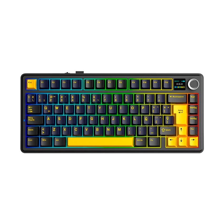 AULA F75 MAX TECLADO MECÁNICO 75% ESPAÑOL RGB NEGRO - 1