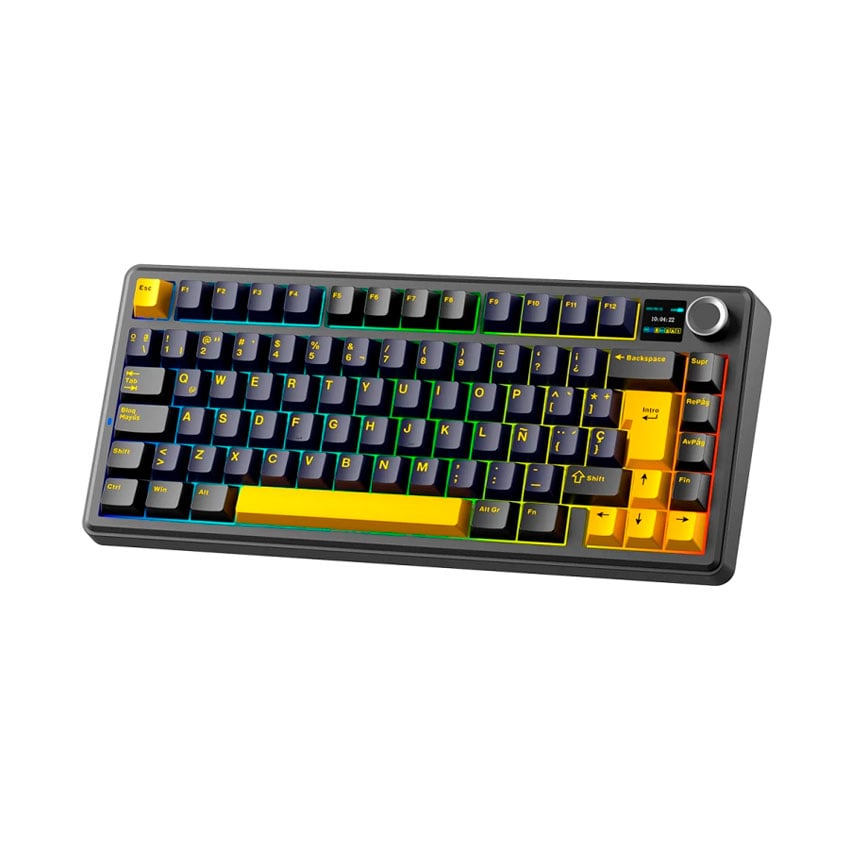 AULA F75 MAX TECLADO MECÁNICO 75% ESPAÑOL RGB NEGRO - 2