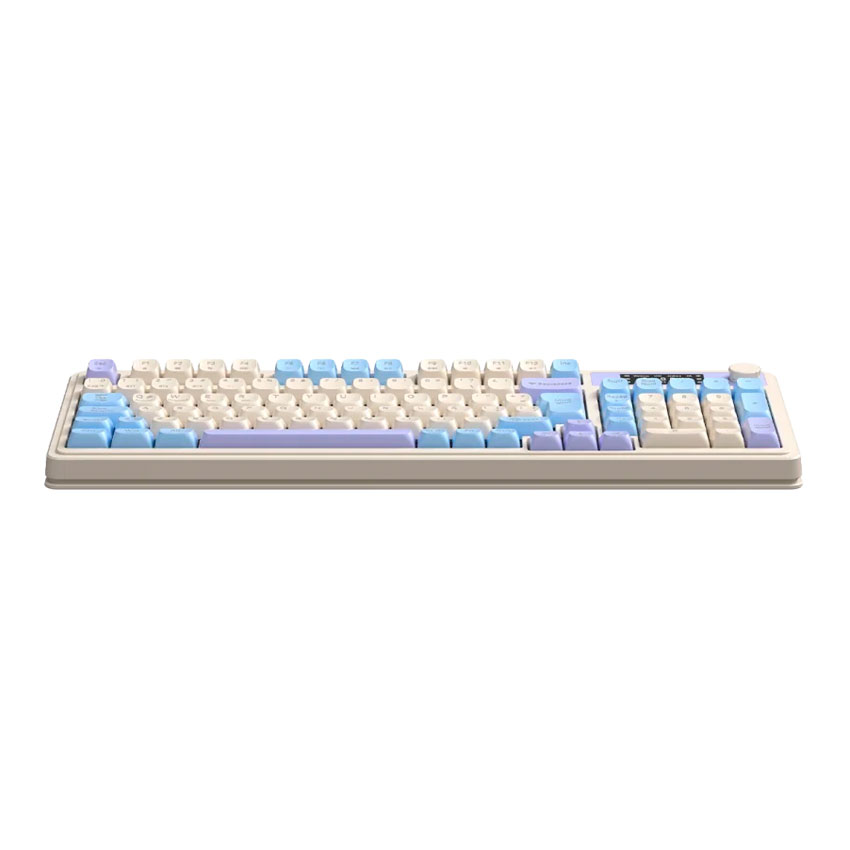 TECLADO AULA S99 PRO INALÁMBRICO ESPAÑOL RGB, MEMBRANA, PANTALLA Y PERILLA MULTIFUNCIÓN - 2
