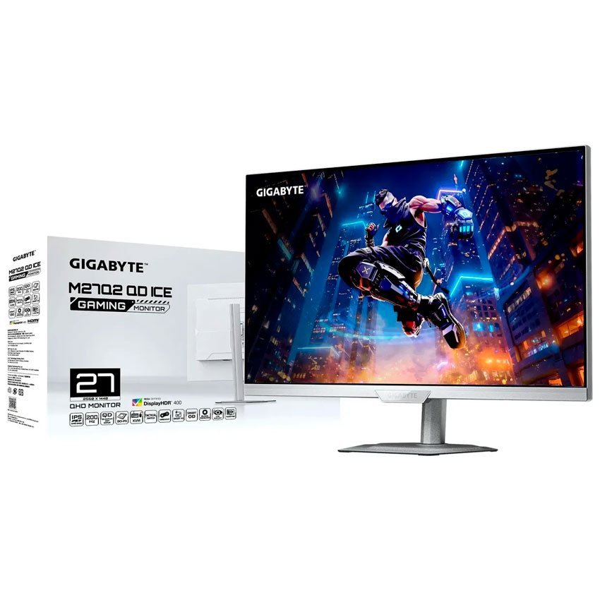 MONITOR GAMING GIGABYTE M27Q2 QD ICE 27' QHD 200 HZ 1 MS IPS - 4