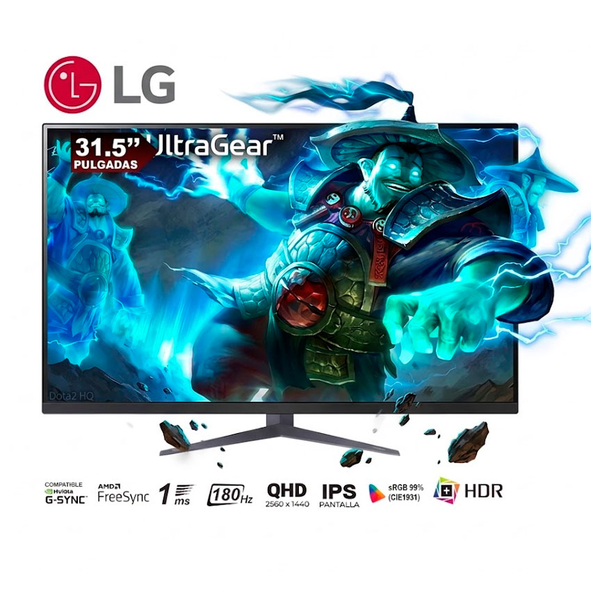 MONITOR GAMING LG ULTRAGEAR 32 PULGADAS QHD 180 HZ - 1
