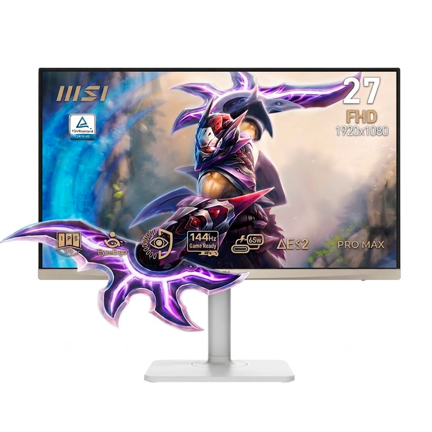MONITOR MSI 27' PRO MAX 271PHW E14 FULL HD 144HZ IPS - 1