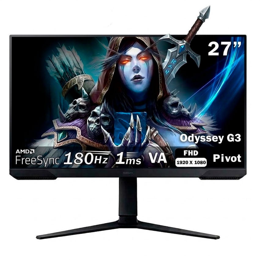 MONITOR GAMING ODYSSEY G3 DE 27” FHD 180HZ - 1