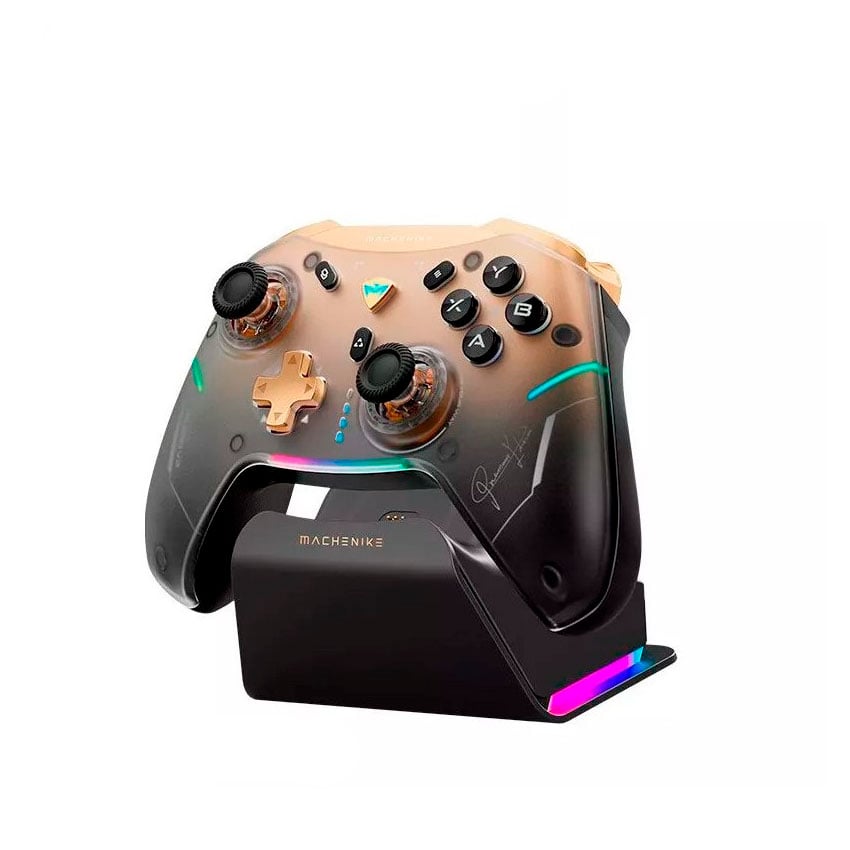MANDO GAMEPAD MACHENIKE G5 PRO WIRELESS RGB CON BASE RECARGABLE - 1