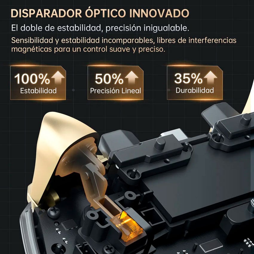 MANDO GAMEPAD MACHENIKE G5 PRO WIRELESS RGB CON BASE RECARGABLE - 5