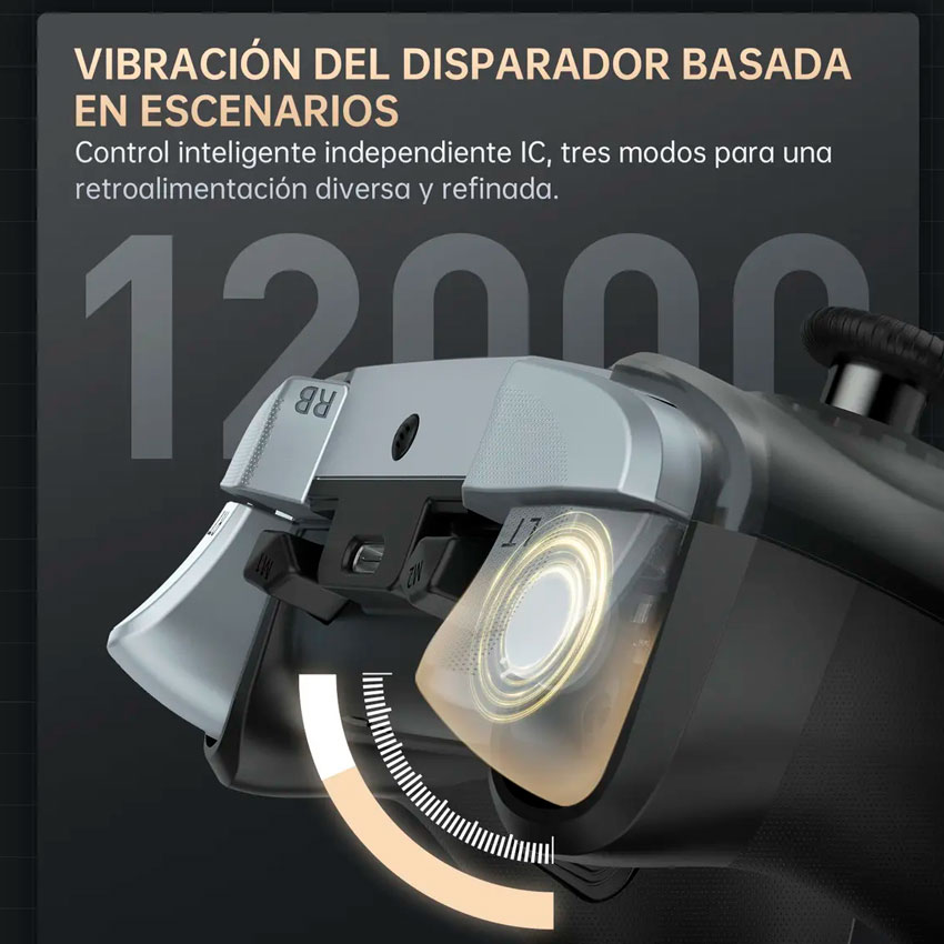 MANDO GAMEPAD MACHENIKE G5 PRO WIRELESS RGB CON BASE RECARGABLE - 8