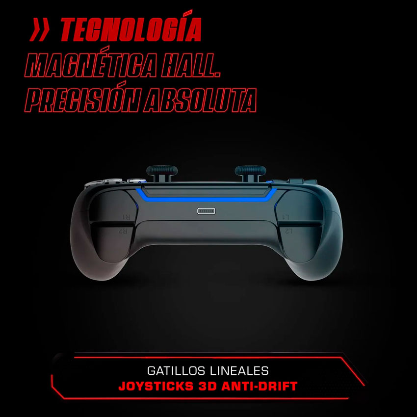 GAMEPAD INALÁMBRICO REDRAGON KAISER G832 PARA PS5 Y PC - 7