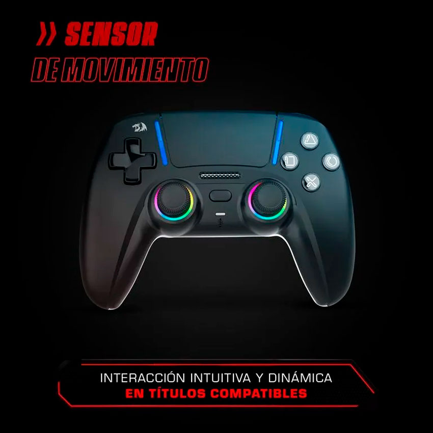 GAMEPAD INALÁMBRICO REDRAGON KAISER G832 PARA PS5 Y PC - 8