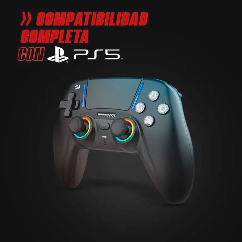 GAMEPAD INALÁMBRICO REDRAGON KAISER G832 PARA PS5 Y PC - 9