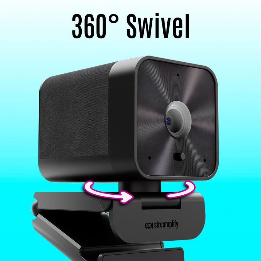 CÁMARA WEB STREAMPLIFY QHD 1440P CON AUTOENFOQUE - 3