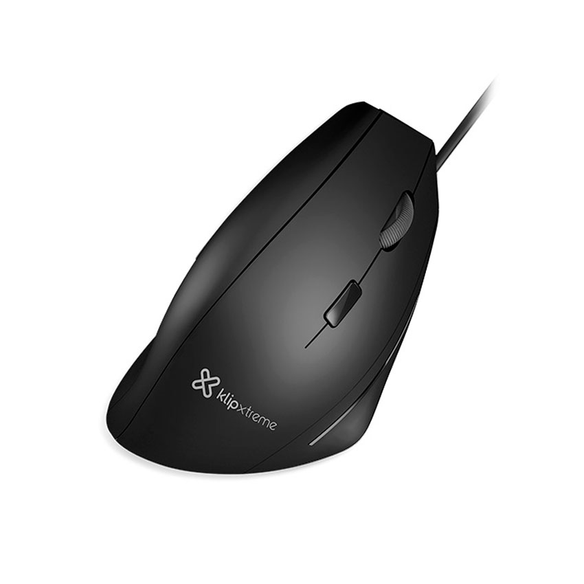 MOUSE ERGONÓMICO VERTICAL KLIPXTREME KMO-505 USB 1600 DPI - 1