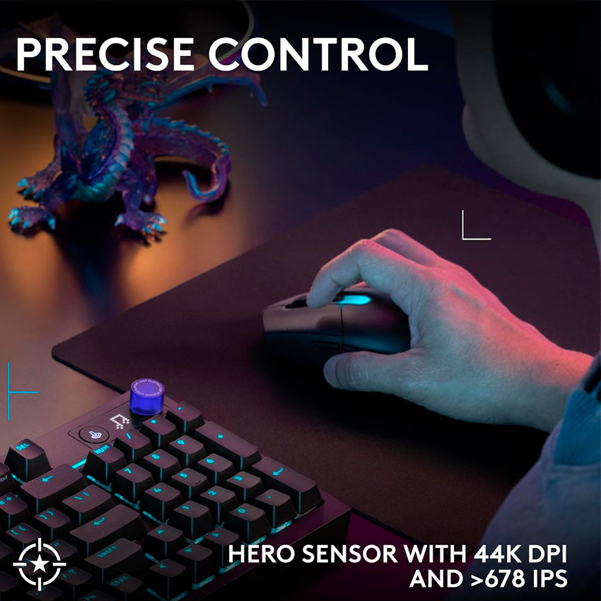 MOUSE GAMER LOGITECH G305 X SUPERLIGHT INALÁMBRICO 44K - 5