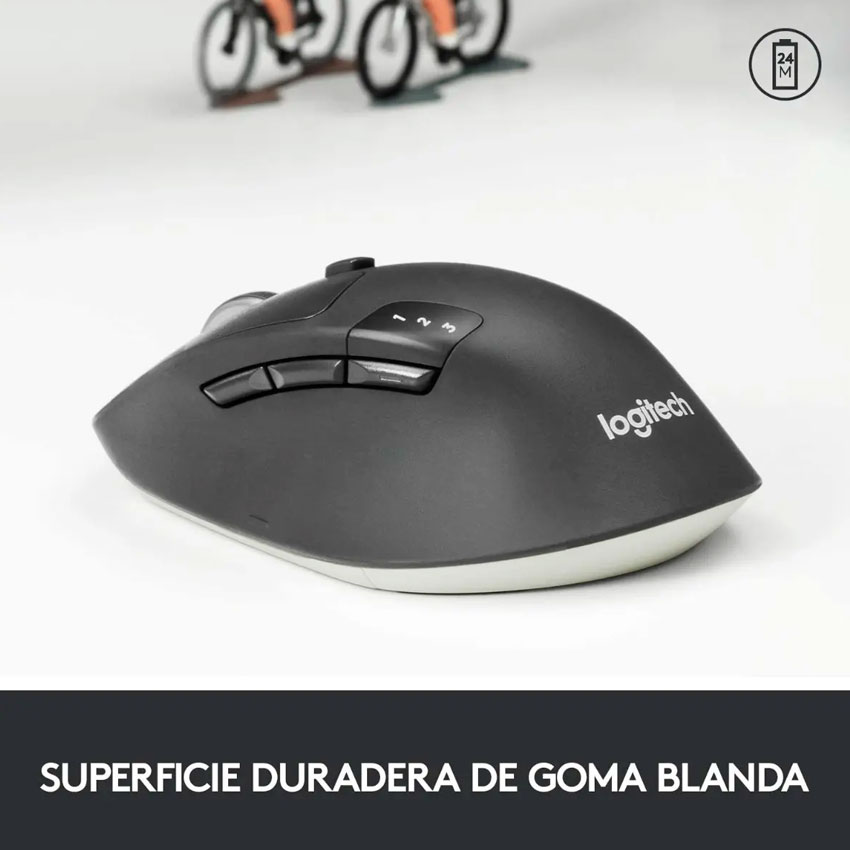 MOUSE INALÁMBRICO LOGITECH M720 TRIATHLON MULTIDISPOSITIVO - 3
