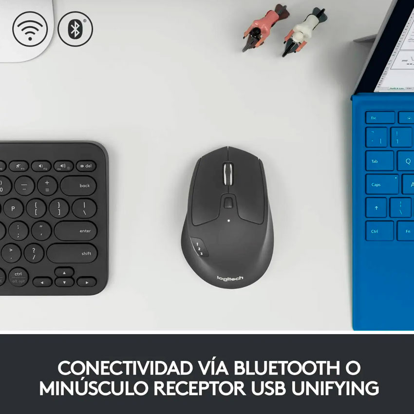 MOUSE INALÁMBRICO LOGITECH M720 TRIATHLON MULTIDISPOSITIVO - 7
