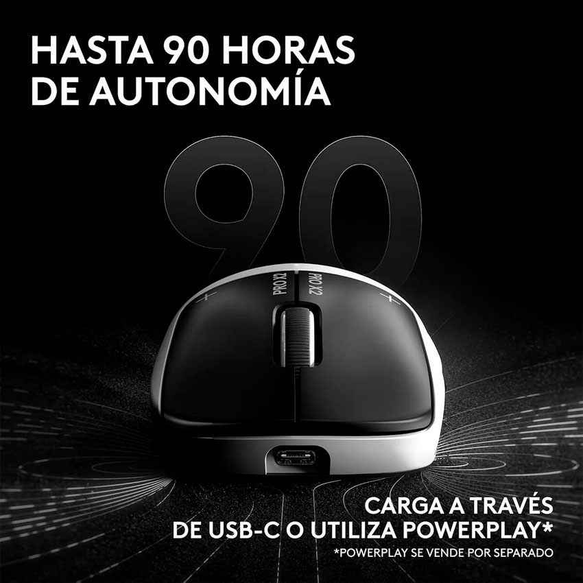 MOUSE GAMER INALAMBRICO LOGITECH PRO X2 SUPERSTRIKE CON TECNOLOGIA HITS Y SENSOR HERO 2 - 2