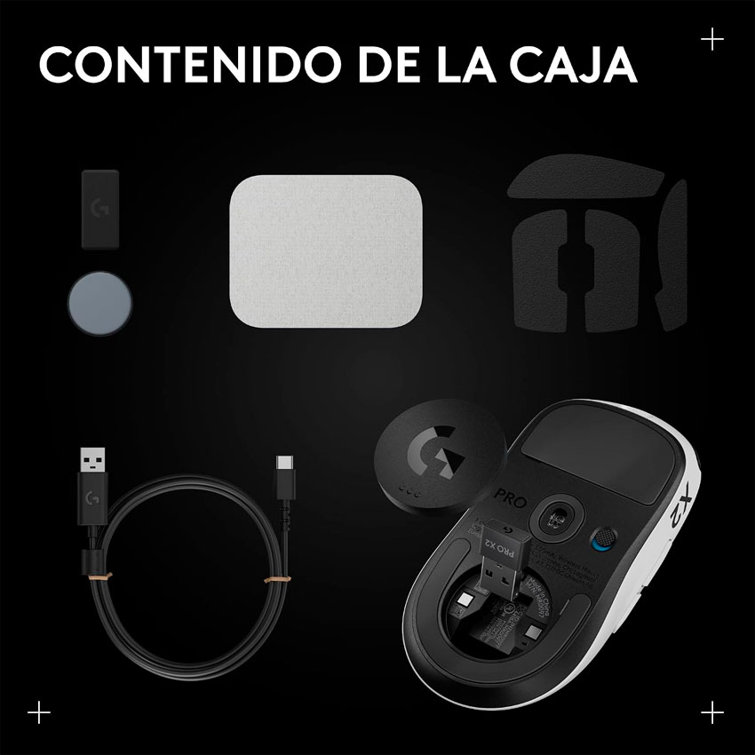 MOUSE GAMER INALAMBRICO LOGITECH PRO X2 SUPERSTRIKE CON TECNOLOGIA HITS Y SENSOR HERO 2 - 5