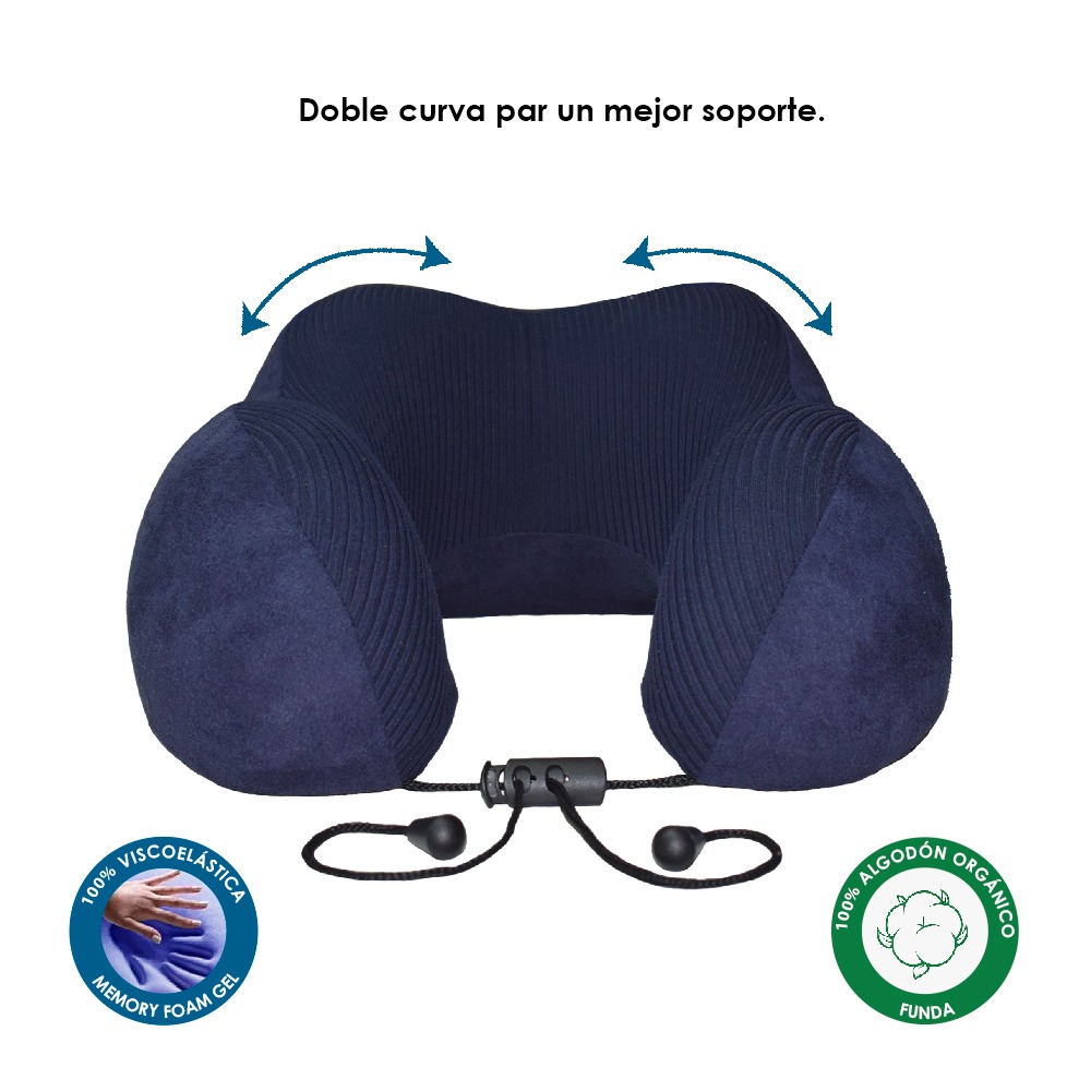 COJIN CERVICAL GEL PREMIUM INCLUYE ANTIFAZ Y BOLSA TRANSPORTADORA TERAFLEX - 6
