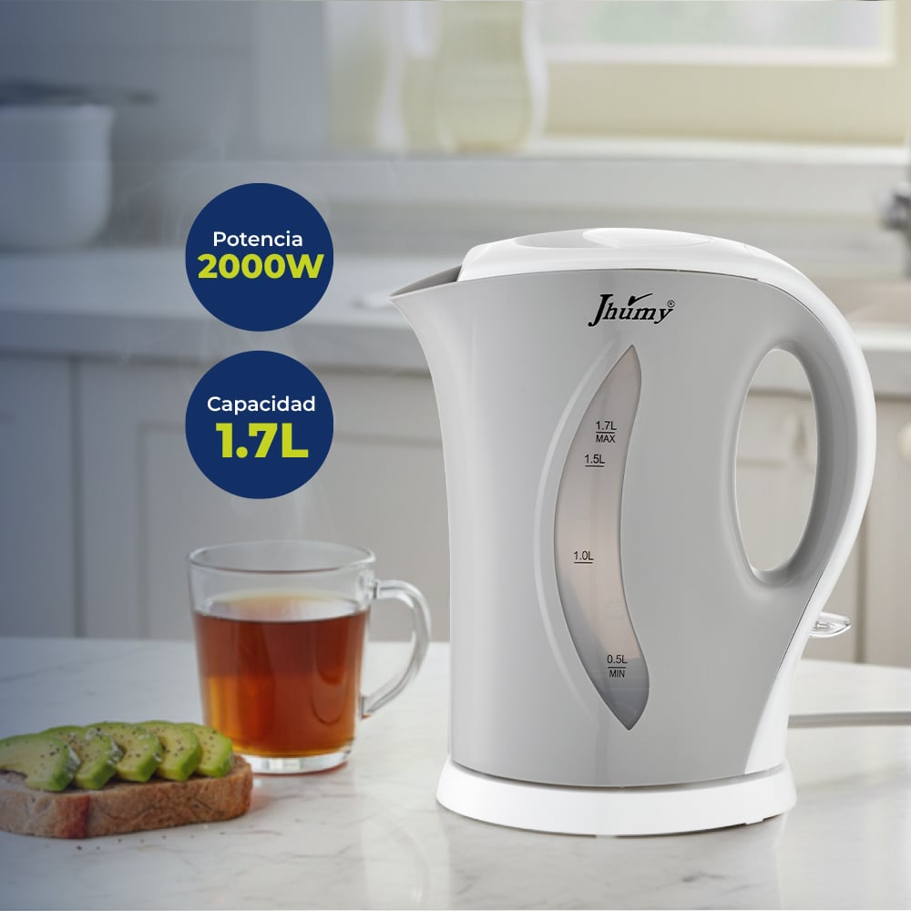 HERVIDOR ELECTRICO PLOMO 1.7L JHUMY - 3