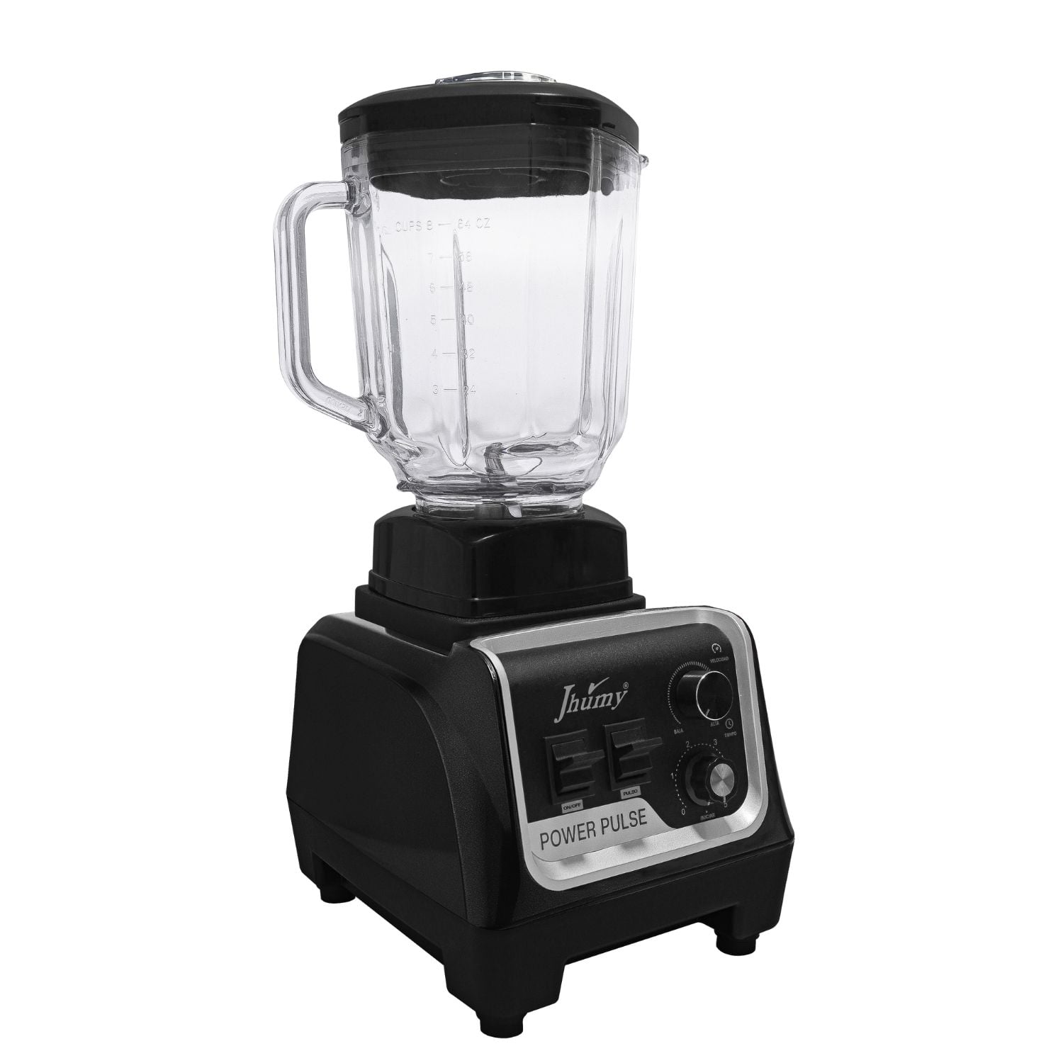 LICUADORA POWER PULSE NEGRA 1500W 2L JHUMY - 2