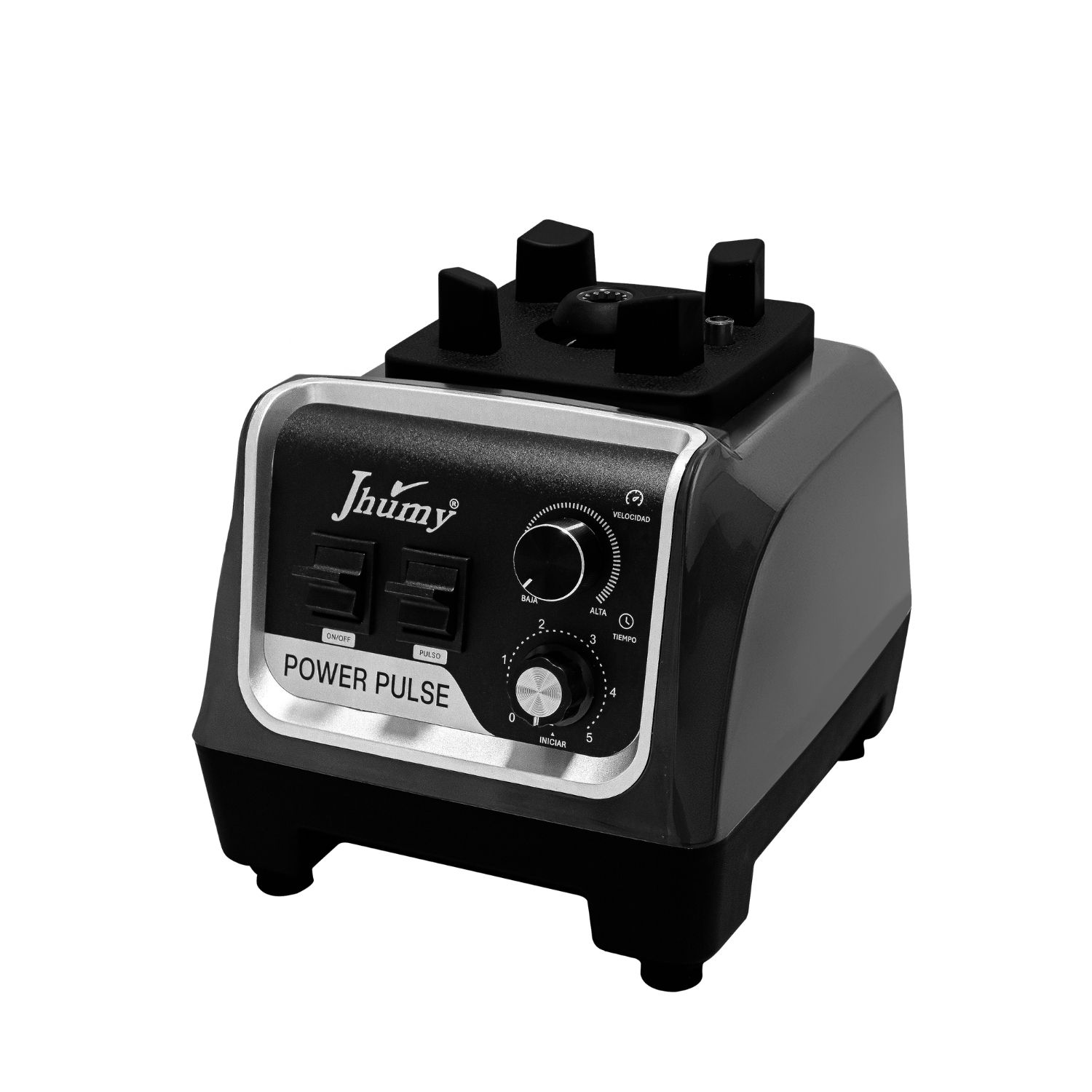 LICUADORA POWER PULSE NEGRA 1500W 2L JHUMY - 3