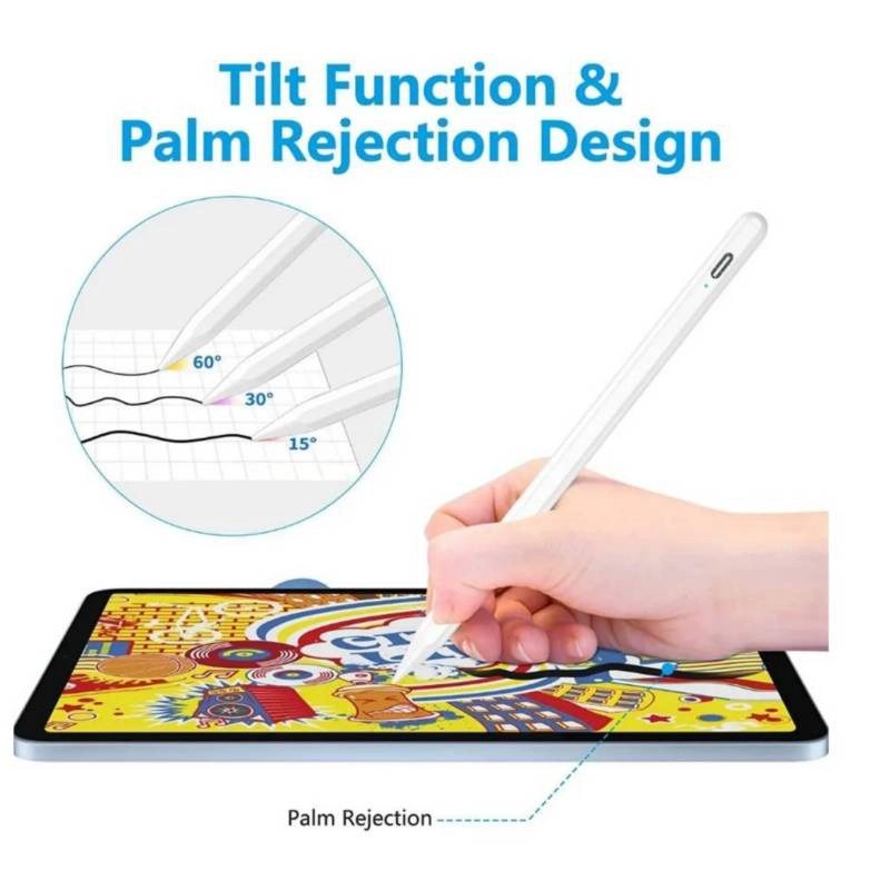 LÁPIZ PARA IPAD RECHAZO DE PALMA MAGNÉTICO STYLUS BATERÍA LARGA - 4