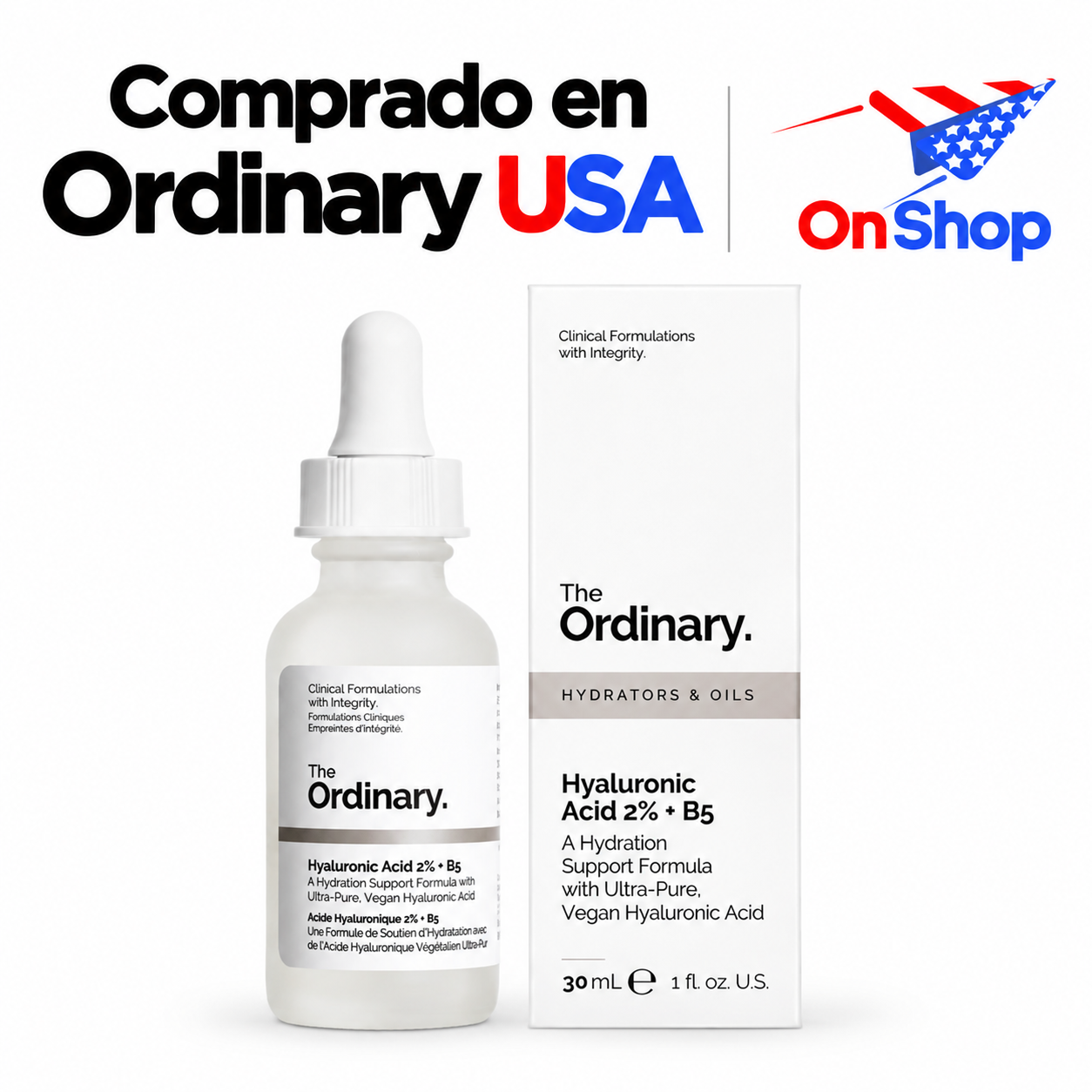 SERUM ORDINARY HYALURONIC ACID 2 B5 acido hialuronico - 1