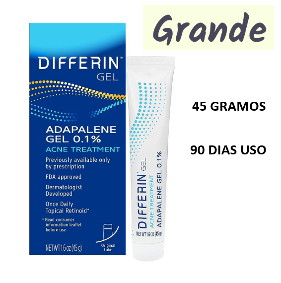 DIFFERIN GEL ADAPALENO 0.1% SUPER PACK 45G PARA 90 DIAS - 1