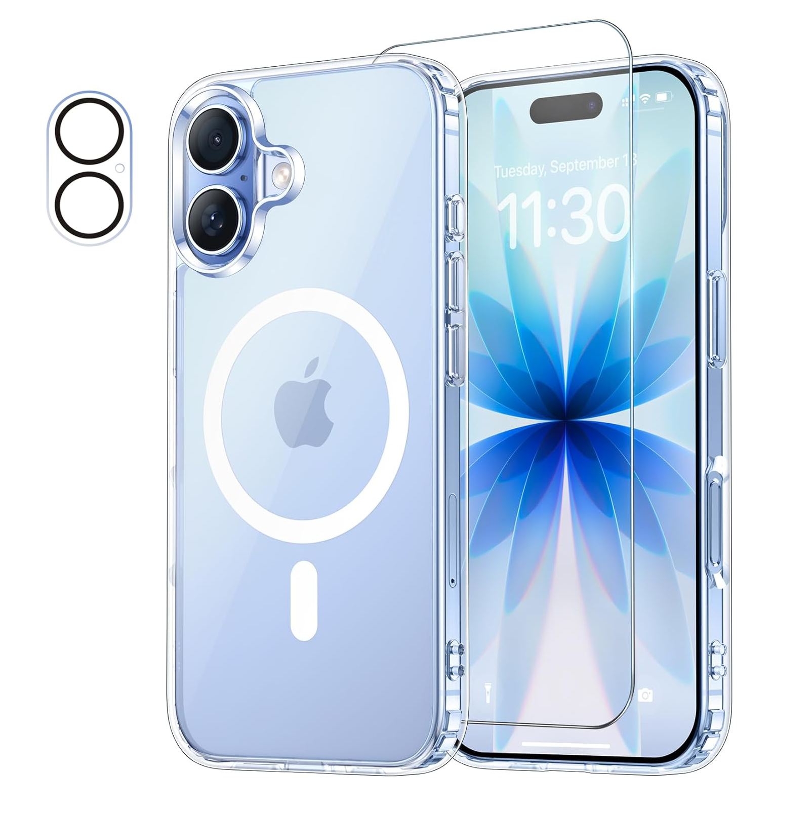 FUNDA CASE PROTECTOR PARA IPHONE 17 + MICA VIDRIO Y CAMARA - 1