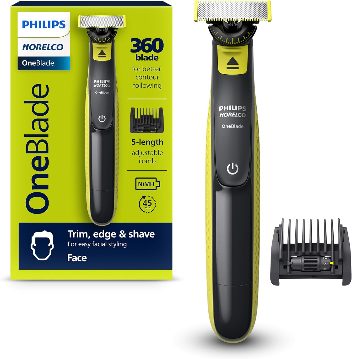 PHILIPS AFEITADORA ONEBLADE 360 QP2724 RECORTADORA AFEITAR - 1