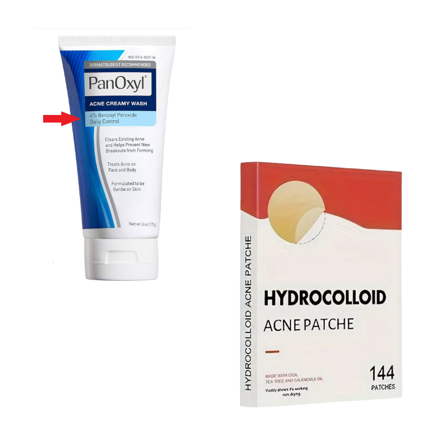 LIMPIADOR FACIAL PANOXYL 4% ANTI ACNÉ + 144 PARCHES - 1