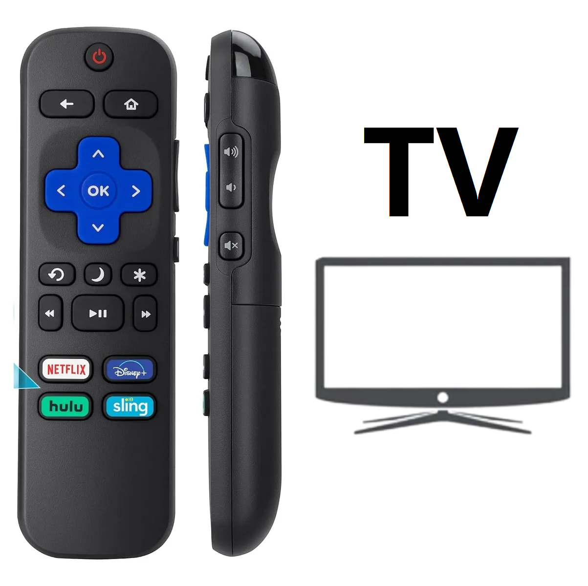 CONTROL REMOTO COMPATIBLE CON ROKU SMART TV TELEVISOR NO PARA EXPRESS PREMIERE ETC - 1