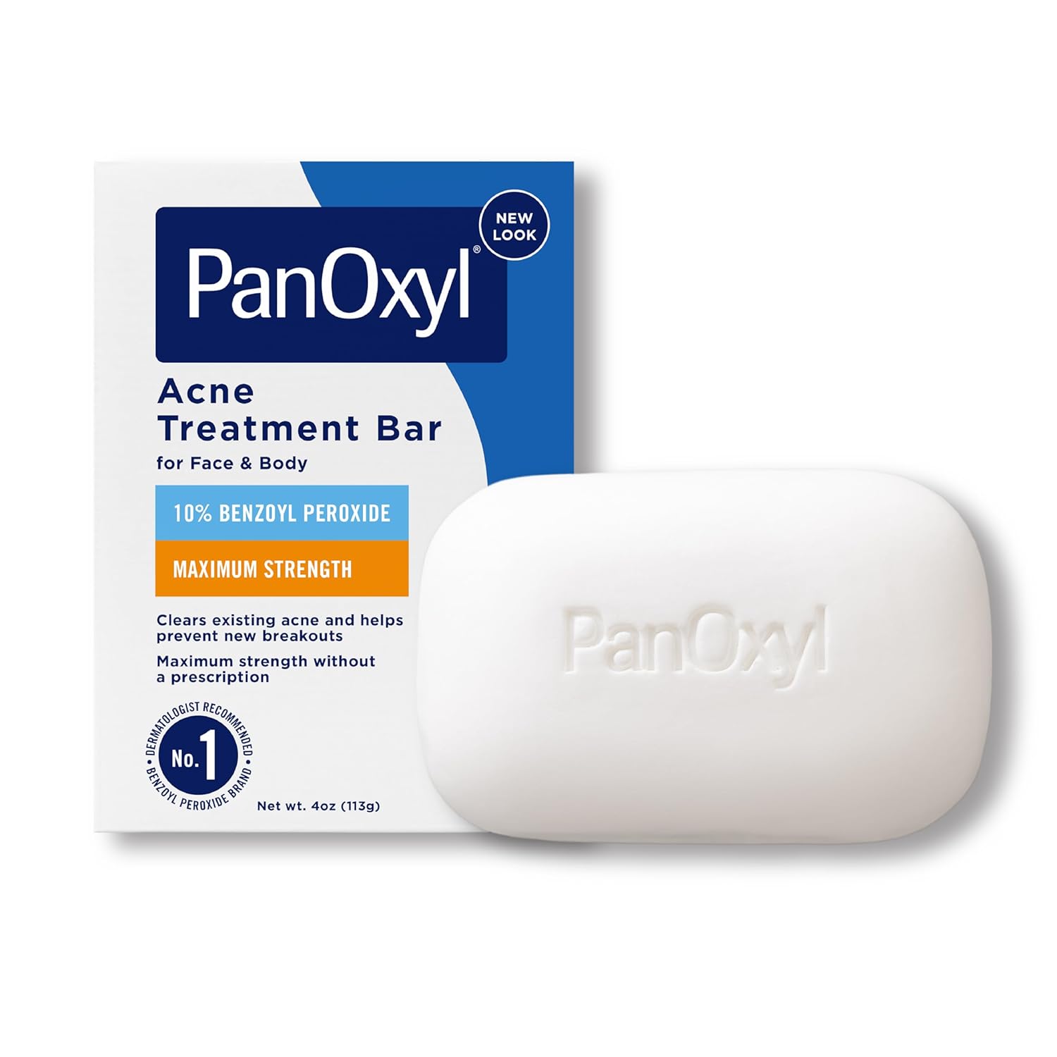 JABON PANOXYL 10% PERÓXIDO DE BENZOILO DE 113G ANTI ACNE - 1
