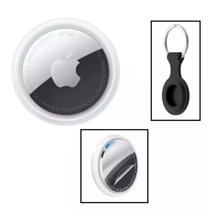 APPLE AIRTAG 2 2DA GENERACION 2026 + LLAVERO SILICONA Y MICA - 1