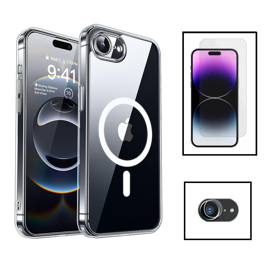 CASE FUNDA PARA IPHONE 17E 2026 COMPATIBLE MAGSAFE Y MICA - 1