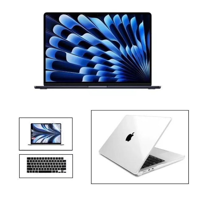 CASE PROTECTOR FUNDA PARA MACBOOK AIR 15 2026 M5 MICA A3448 - 1