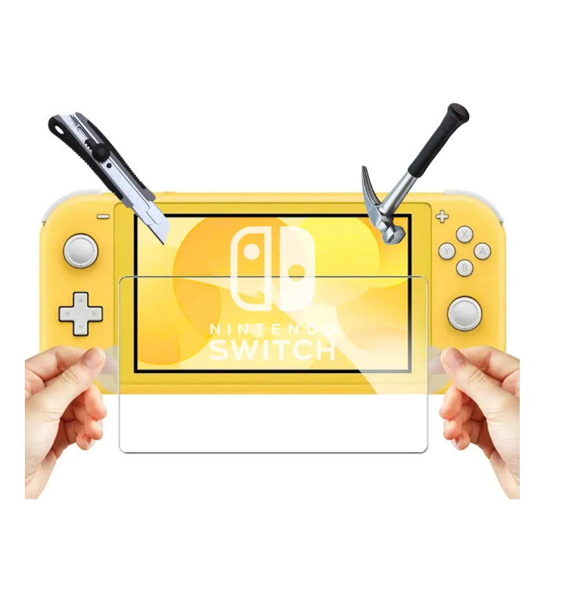 2 MICAS VIDRIO TEMPLADO PARA NINTENDO SWITCH LITE 2019 - 1