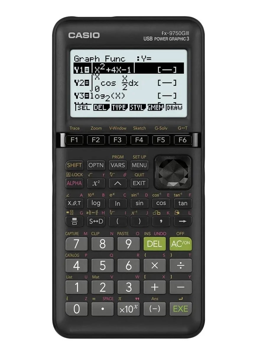 CALCULADORA GRAFICADORA CASIO FX 9750 GIII python - 1