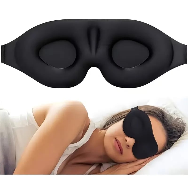 MASCARA ANTIFAZ PARA DORMIR 3D CUBRE OJOS DUERME MEJOR - 1